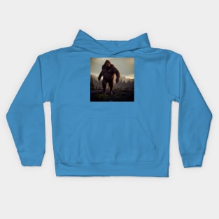 Sasquatch in Nature Kids Hoodie